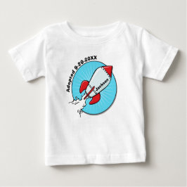 Camiseta Para Bebê Design do divertimento da adopção do navio de