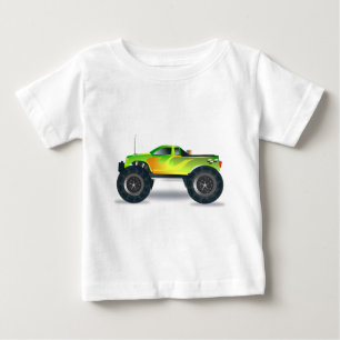 Camiseta Para Bebê Design do Monster Truck Speedway-lover