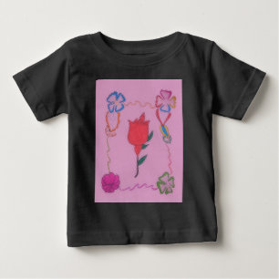 Camiseta Para Bebê Design Gráfico de Azulejo Especial