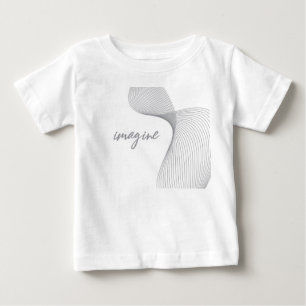 Camiseta Para Bebê Design gráfico moderno, simples e elegante da Imag