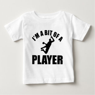 Camiseta Para Bebê Design legal do handball