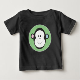 Camiseta Para Bebê Design macaco