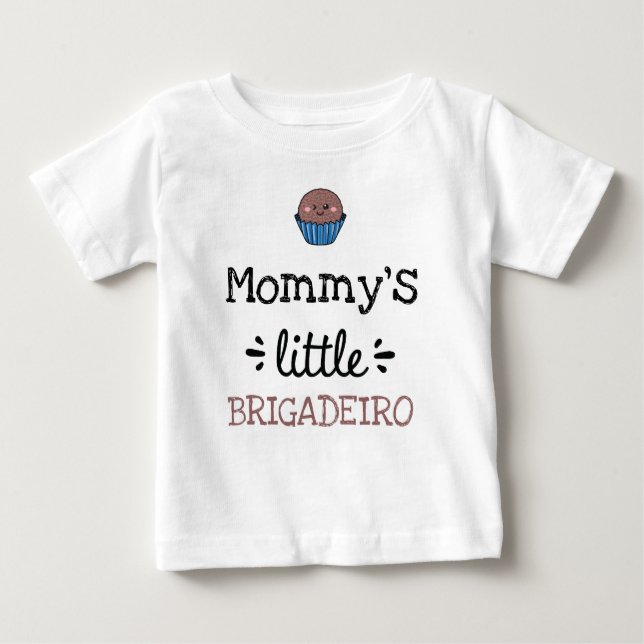 Camiseta Para Bebê Design personalizado | [Qualquer texto] Little Bri (Frente)