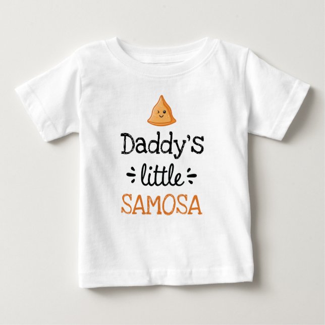 Camiseta Para Bebê Design personalizado | [Qualquer texto] Pequena Sa (Frente)