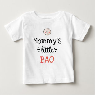 Camiseta Para Bebê Design personalizado   [Qualquer texto] Pequeno Ba