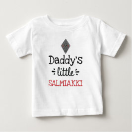 Camiseta Para Bebê Design personalizado [qualquer texto] Pequeno Salm