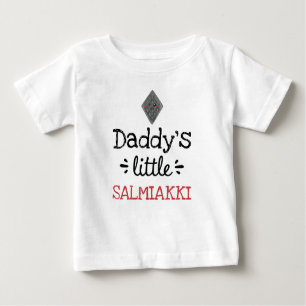Camiseta Para Bebê Design personalizado [qualquer texto] Pequeno Salm