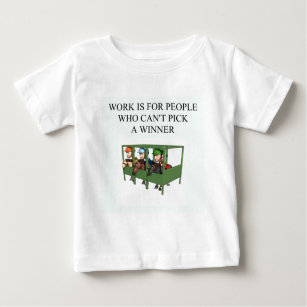 Camiseta Para Bebê design produzido completo da corrida de cavalos