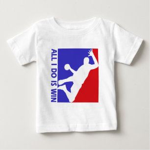 Camiseta Para Bebê Design rítmico legal do handball