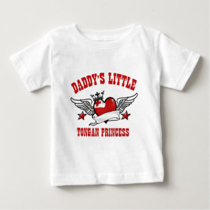 Camiseta Para Bebê design tonganês da princesa