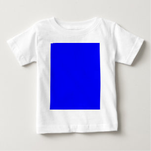 Camiseta Para Bebê Designer Personalizado de Cor Azul