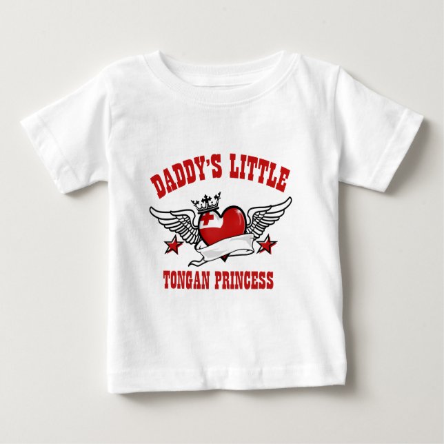 Camiseta Para Bebê designs da princesa tongan (Frente)