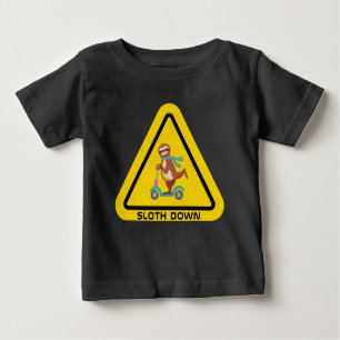 Camiseta Para Bebê Desmoronar Modelo Engraçado de Patinete