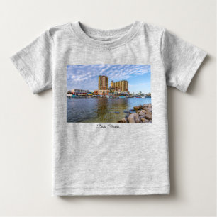 Camiseta Para Bebê Destin Harbour Boardwalk Toddler T-shirt