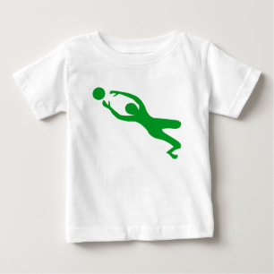 Camiseta Para Bebê Detentor de Objetivos - Verde Grass