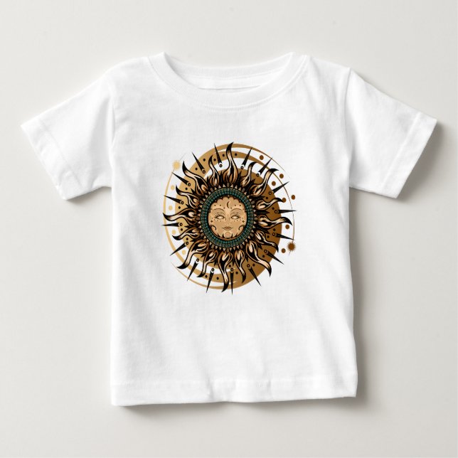 Camiseta Para Bebê Deusa do Sol (Frente)