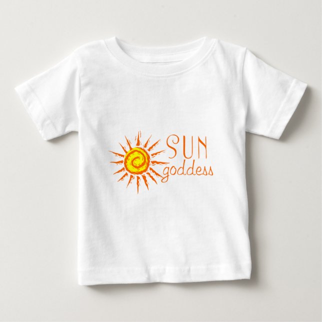 Camiseta Para Bebê Deusa do Sol (Frente)
