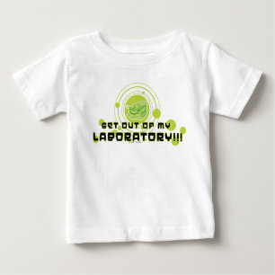 Camiseta Para Bebê Dexter, Sai Do Meu Laboratório!