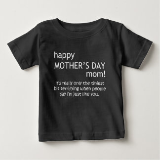 Camiseta Para Bebê dia das mães feliz