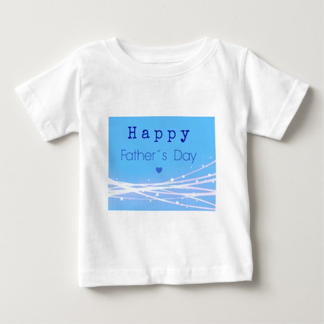 Camiseta Para Bebê Dia de Father´s (Frente)
