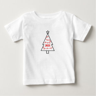 Camiseta Para Bebê Dia de Natal