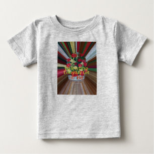 Camiseta Para Bebê Dia de os namorados Art