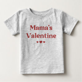 Camiseta Para Bebê Dia de os namorados Namorados da mamãe