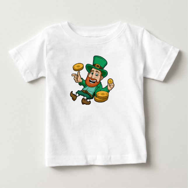 Camiseta Para Bebê Dia de São Patrício (Frente)