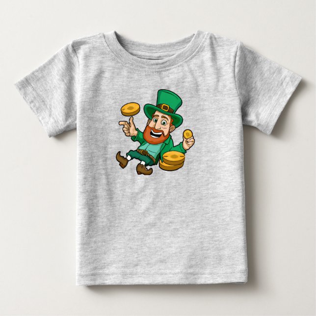 Camiseta Para Bebê Dia de São Patrício (Frente)