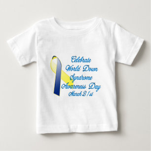 Camiseta Para Bebê Dia de Síndrome de Down
