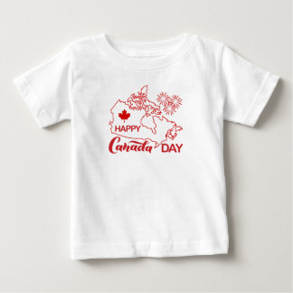 Camiseta Para Bebê Dia do Canadá