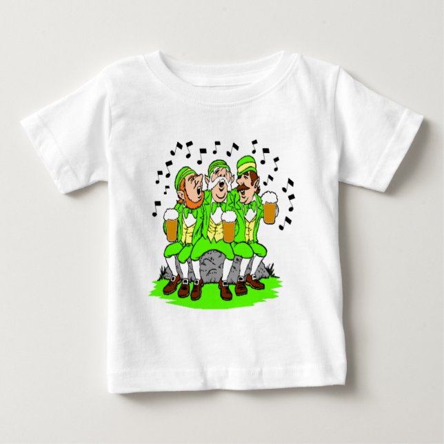 Camiseta Para Bebê Dia do santo Paddy (Frente)