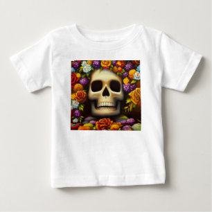 Camiseta Para Bebê Dia dos Mortos Ofendra 5