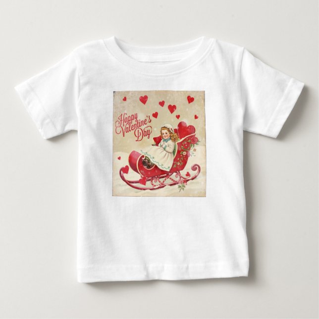 Camiseta Para Bebê Dia dos Namorados (Frente)