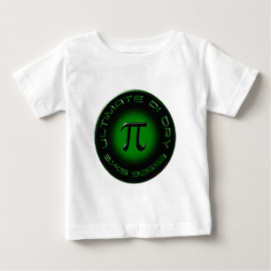 Camiseta Para Bebê Dia final 2015 do Pi 3.14.15 9:26: 53 (verde)