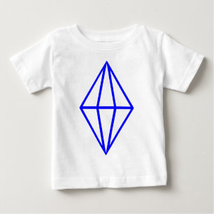 Camiseta Para Bebê Diamante