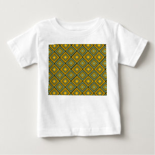 Camiseta Para Bebê Diamantes distribuídos - Verde