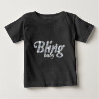 Diamantes falsos em design de texto preto 'Bling b