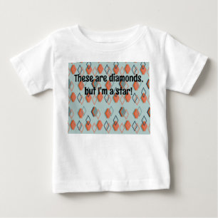 Camiseta Para Bebê Diamond Echoes