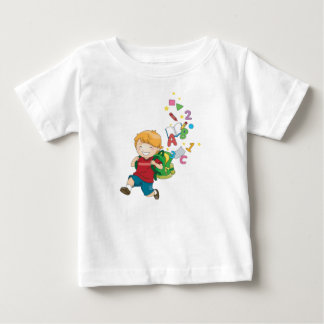 Camiseta Para Bebê Dias Divertidos na Escola