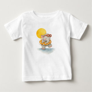 Camiseta Para Bebê Dias felizes de verão