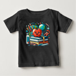 Camiseta Para Bebê Dias Felizes na Escola: O Essencial para o Regress