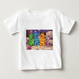 Camiseta Para Bebê „Die Zauberbärchen – Hüter des Glitzerwalds“