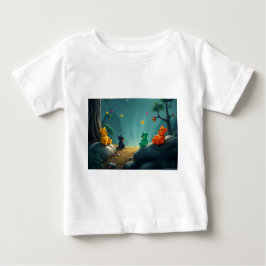 Camiseta Para Bebê „Die Zauberbärchen – Hüter des Glitzerwalds“