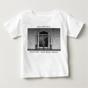 Camiseta Para Bebê Digite se você ousar a escala de cinza