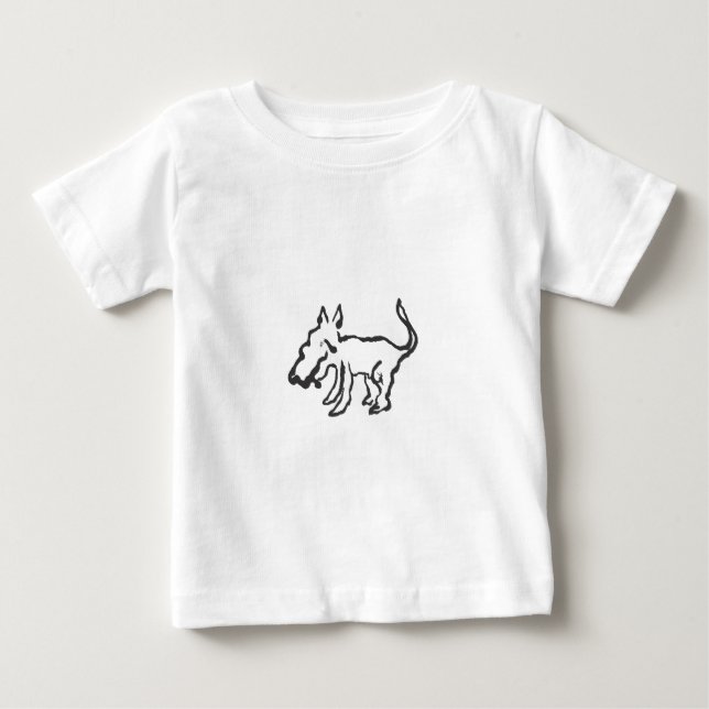 Camiseta Para Bebê Dingo (Frente)