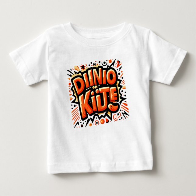 Camiseta Para Bebê Dino-mite Baby (Frente)