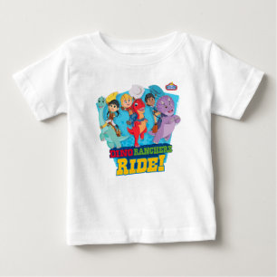 Camiseta Para Bebê Dino Ranch Os Ranchers Andam!