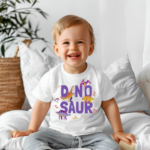 Camiseta Para Bebê Dinossauro
