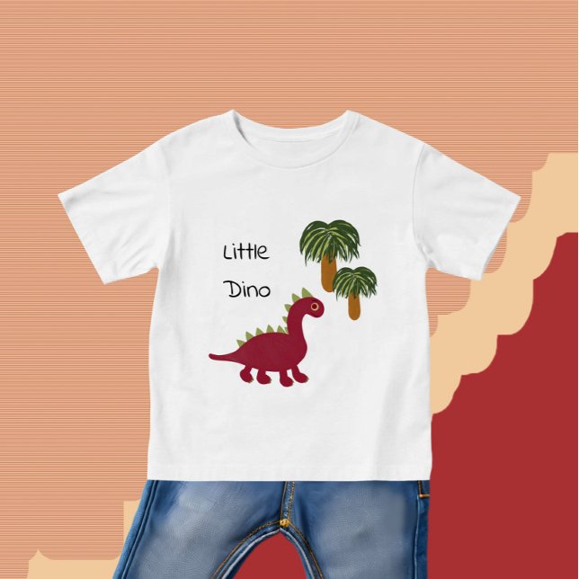 Camiseta Para Bebê Dinossauro (Criador carregado)